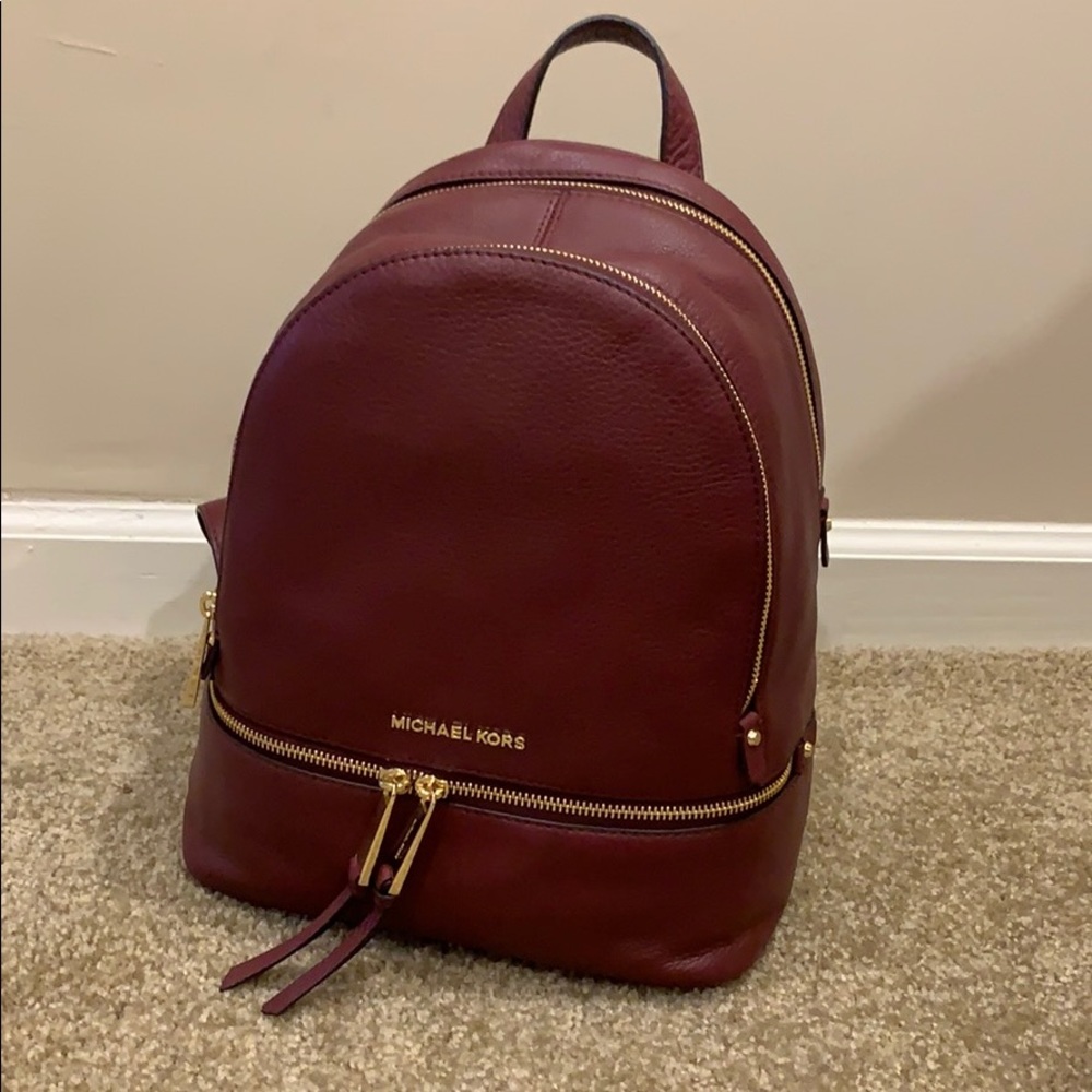Rhea Medium Leather Backpack